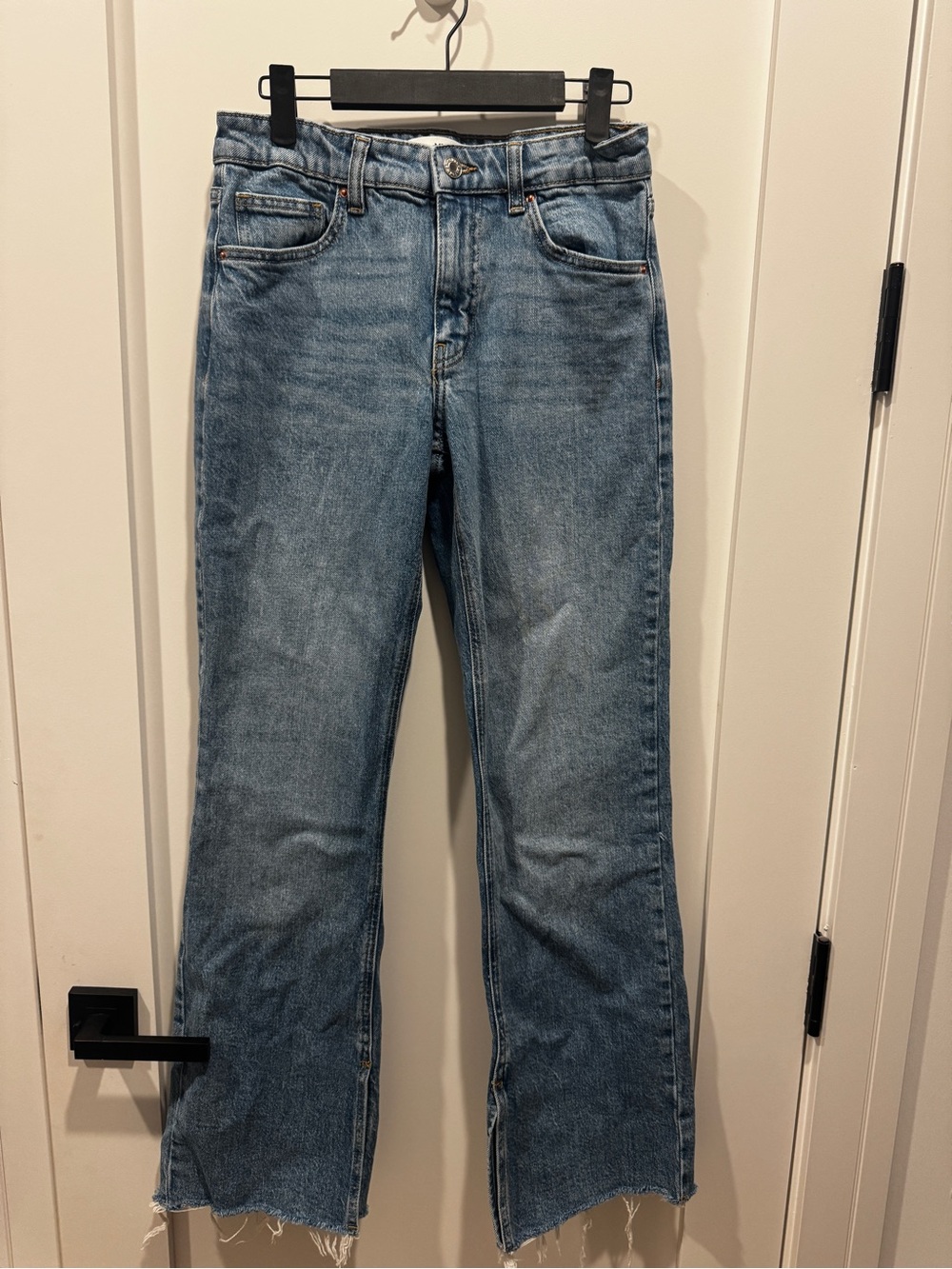 Mango Medium Rise Straight Leg with Slits - Picture 7 of 11